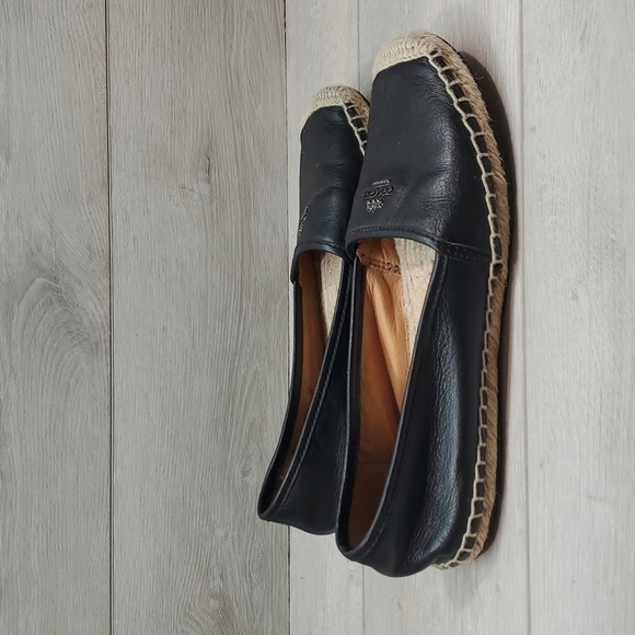 coach Womens Rhodelle Soft Lambskin Leather Espadrille Flat Loafer shoes 8.5 - Picture 2 of 10